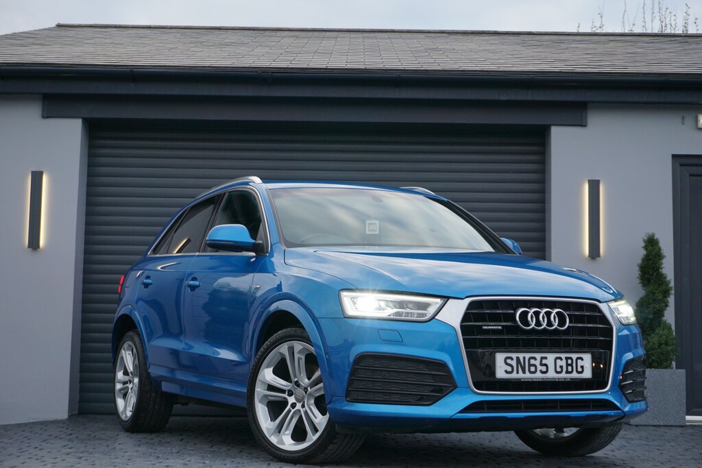 Audi Q3 Tdi Quattro S Line Plus SN65GBG Blue #2