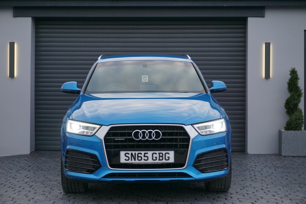 Audi Q3 Tdi Quattro S Line Plus SN65GBG Blue #3