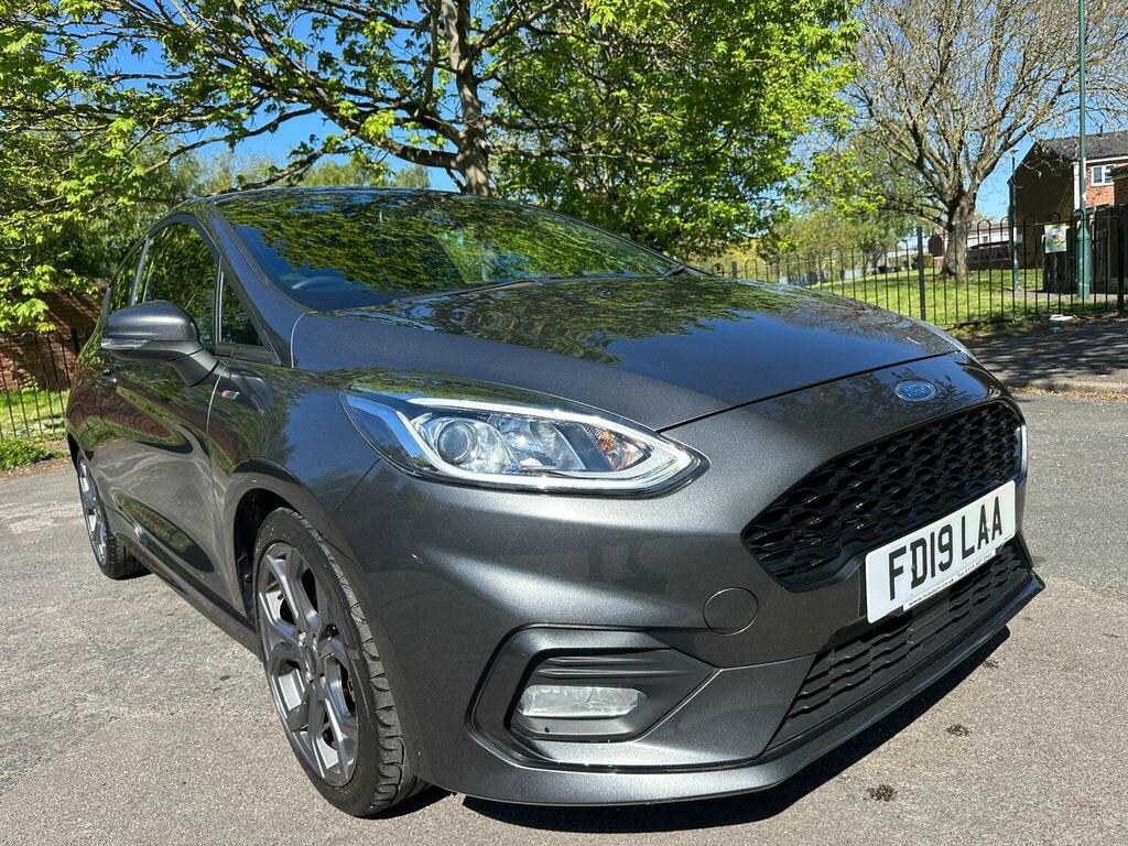 Ford Fiesta Hatchback 1.0T Ecoboost St-line Euro 6 Ss FD19LAA Grey #6