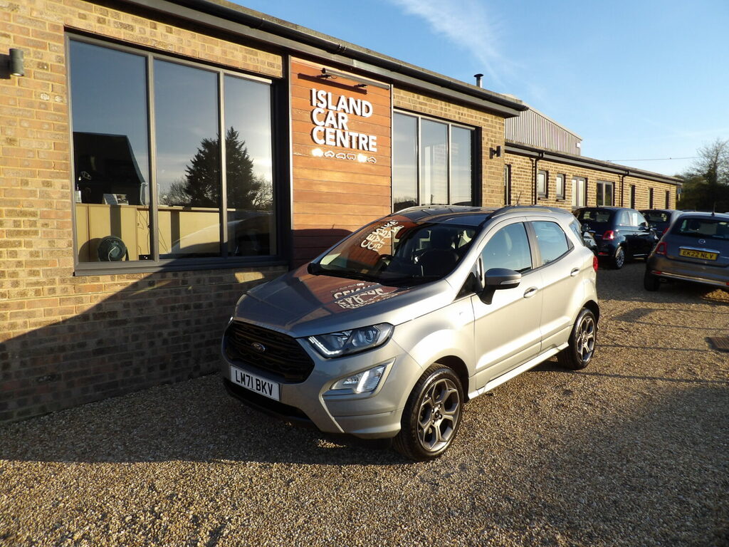 Ford Ecosport Hatchback 1.0 Ecoboost 125 St-line Low Mileage LM71BKV Silver #3