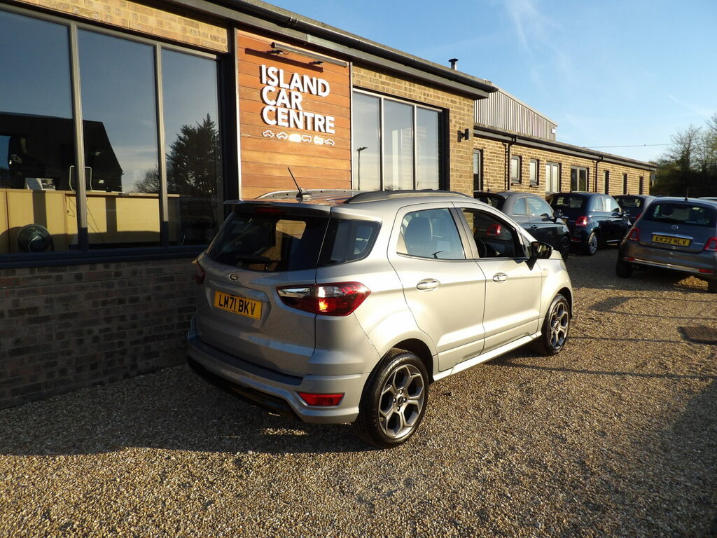 Ford Ecosport Hatchback 1.0 Ecoboost 125 St-line Low Mileage LM71BKV Silver #4