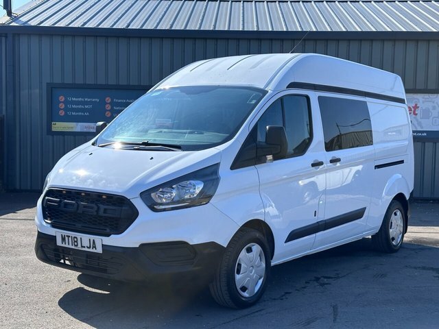 Ford Transit Custom 2.0 300 Ecoblue Panel Van L2 H2 MT18LJA White #2