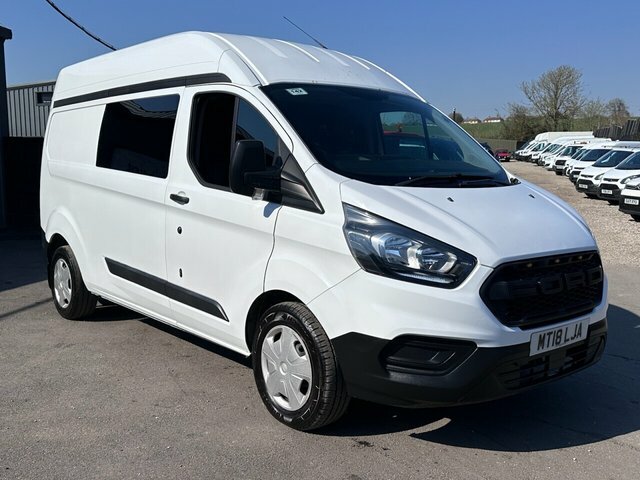 Ford Transit Custom 2.0 300 Ecoblue Panel Van L2 H2 MT18LJA White #4