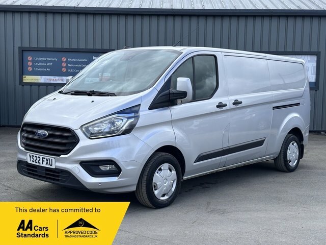 Ford Transit Custom 2.0 300 Ecoblue Trend Panel Van Silver