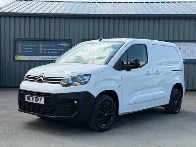 Citroen Berlingo 1.5 Bluehdi 1000Driver M Pro Panel Van NC71DKY White #2