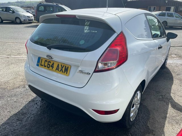 Ford Fiesta Van 1.6 Tdci Econetic II Panel Van Manu White #4