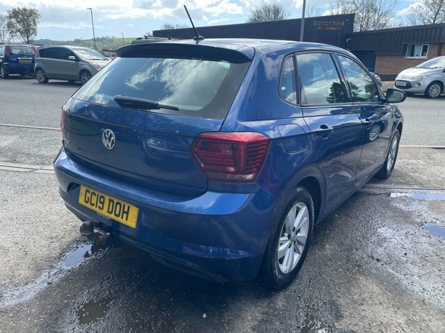 Volkswagen Polo 1.6 Tdi Se Hatchback Euro 6 S S GC19DOH Blue #5