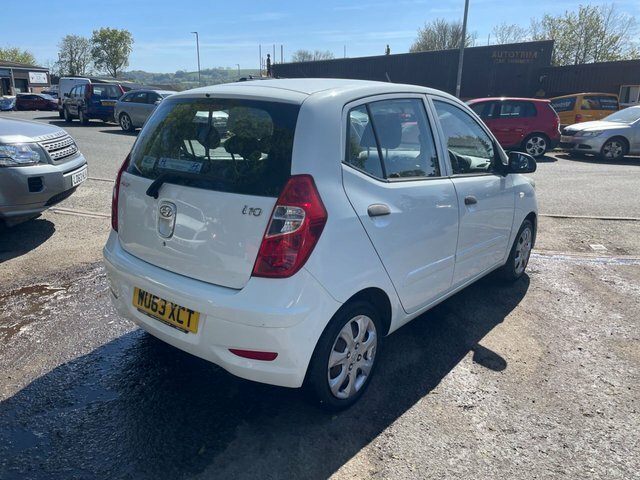 Hyundai I10 1.2 Classic Hatchback Euro 5 85 WU63XCT White #6