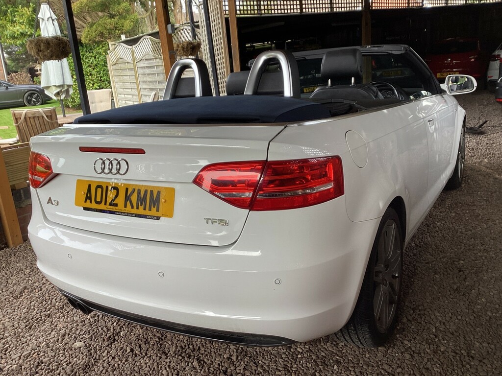 Audi A3 Cabriolet 1.8 Tfsi S Line White #4