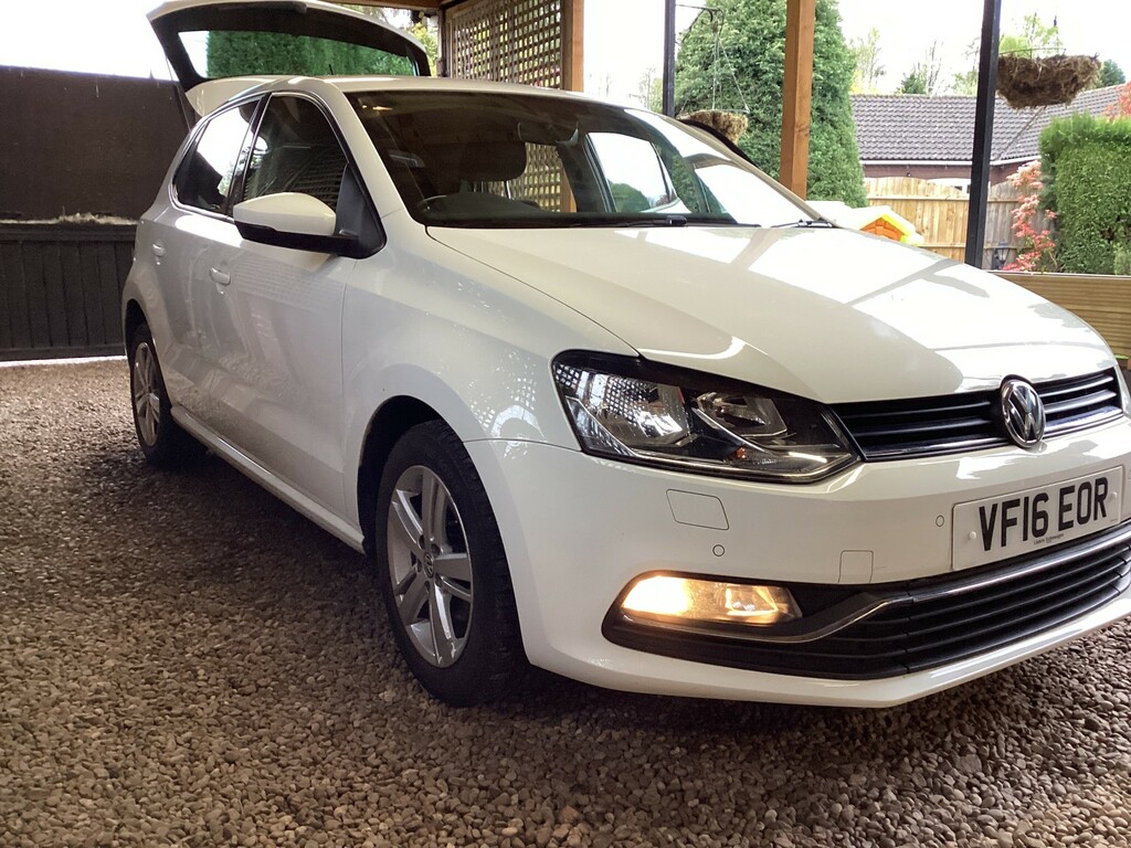 Volkswagen Polo 1.2 Tsi Bluemotion Tech Match VF16EOR White #2