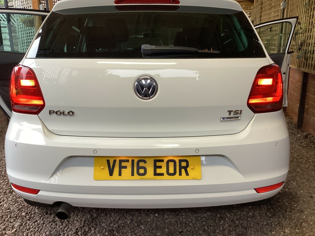 Volkswagen Polo 1.2 Tsi Bluemotion Tech Match VF16EOR White #4