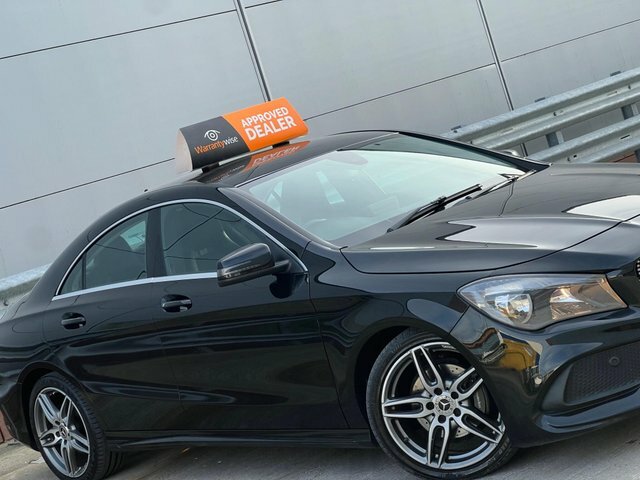 Mercedes-Benz CLA Class 2018 1.6 Cla180 Amg Line Edition Coupe Euro 6 Ss SB68ZXC Black #4