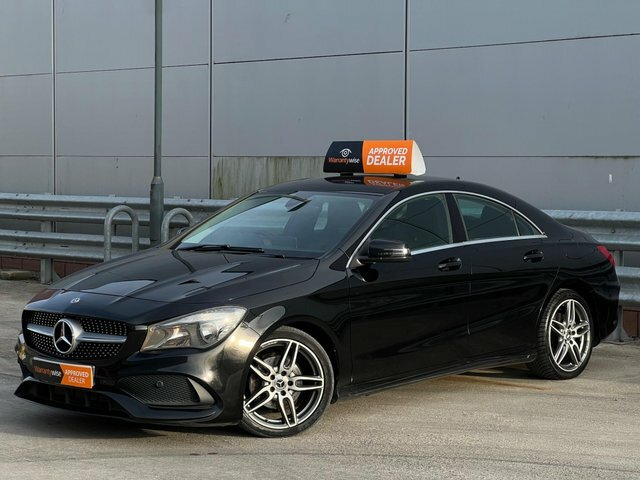 Mercedes-Benz CLA Class 2018 1.6 Cla180 Amg Line Edition Coupe Euro 6 Ss SB68ZXC Black #3