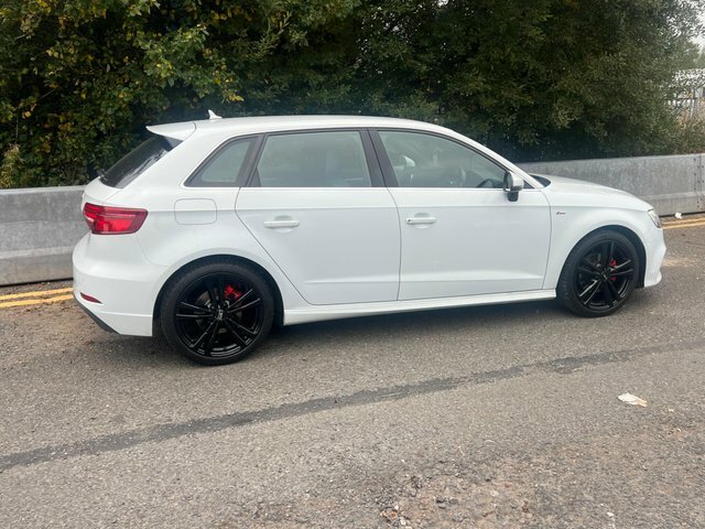 Audi A3 2017 1.6 Tdi S Line Sportback Euro 6 Ss FV66YMG White #2