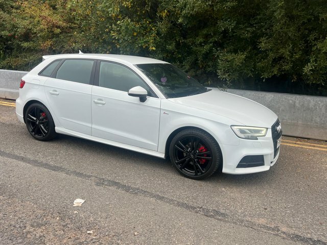 Audi A3 2017 1.6 Tdi S Line Sportback Euro 6 Ss White