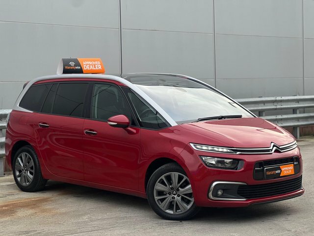 Citroen Grand C4 Picasso 2016 1.6 Bluehdi Flair Euro 6 Ss Red