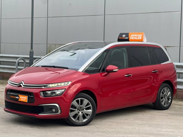 Citroen Grand C4 Picasso 2016 1.6 Bluehdi Flair Euro 6 Ss PO66ZBY Red #3
