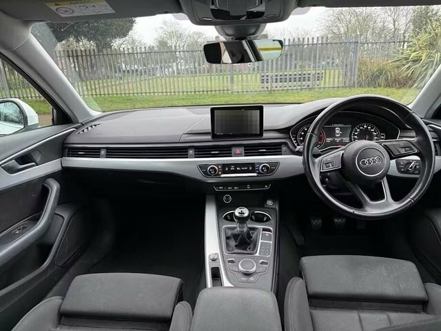 Audi A4 Saloon LX66LNC White #5