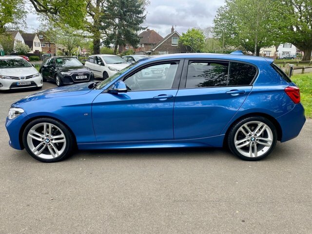 BMW 1 Series Hatchback VK66XNZ Blue #6