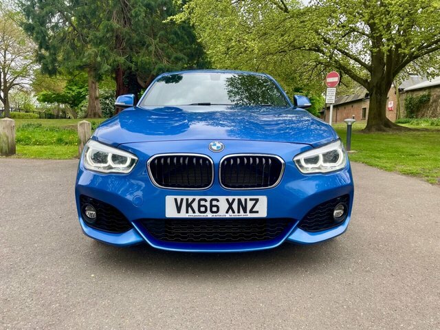 BMW 1 Series Hatchback VK66XNZ Blue #2