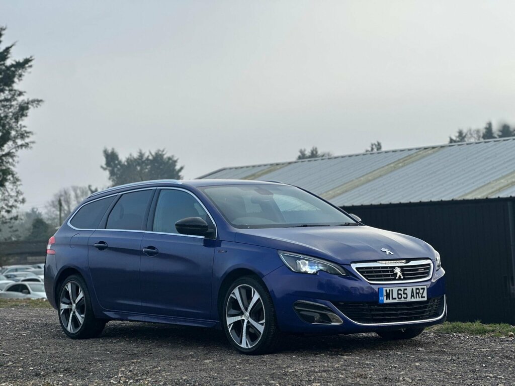 Peugeot 308 SW 1.2 Puretech Gt Line Eat Euro 6 Ss WL65ARZ Blue #4