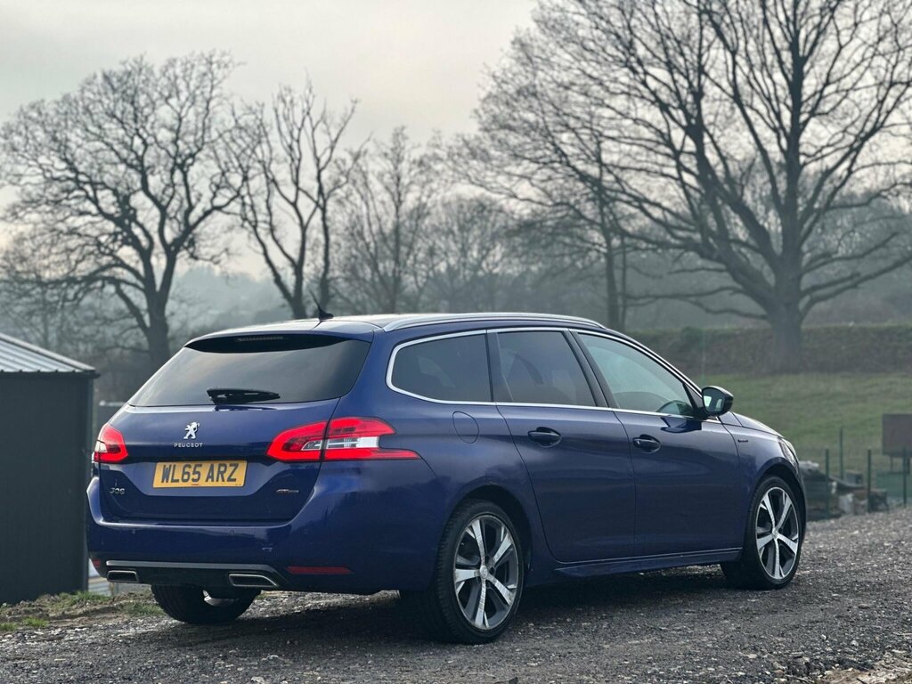 Peugeot 308 SW 1.2 Puretech Gt Line Eat Euro 6 Ss WL65ARZ Blue #6