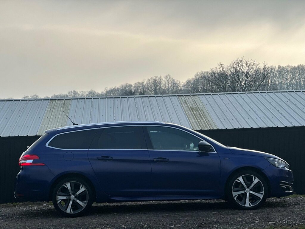 Peugeot 308 SW 1.2 Puretech Gt Line Eat Euro 6 Ss WL65ARZ Blue #5