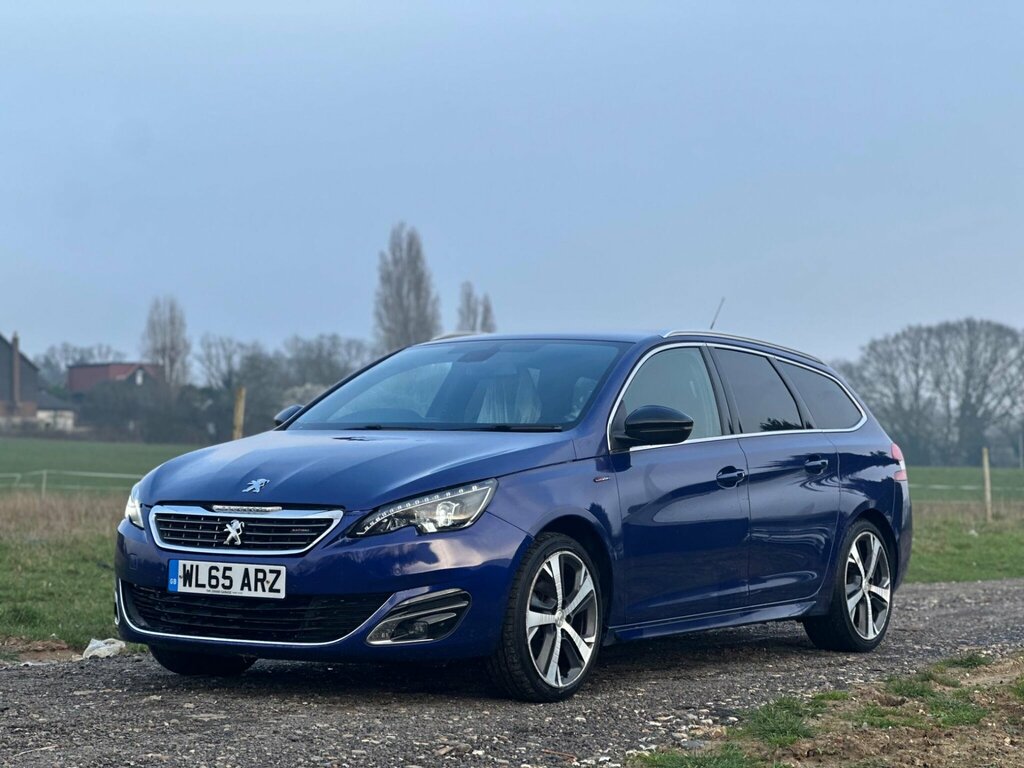 Peugeot 308 SW 1.2 Puretech Gt Line Eat Euro 6 Ss WL65ARZ Blue #2