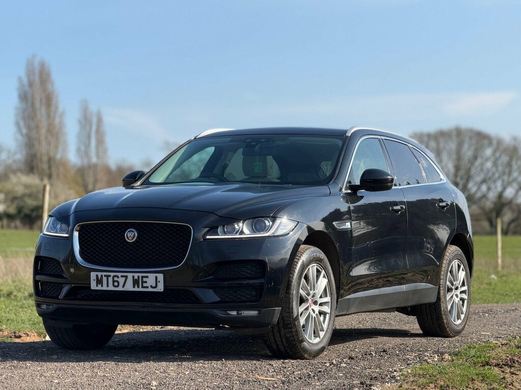 Jaguar F-Pace 2.0 D180 Portfolio Awd Euro 6 Ss MT67WEJ Black #3