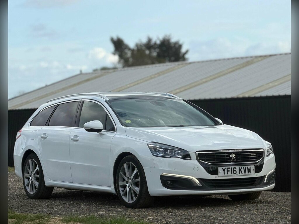 Peugeot 508 SW 1.6 Bluehdi Gt Line Euro 6 Ss White #3