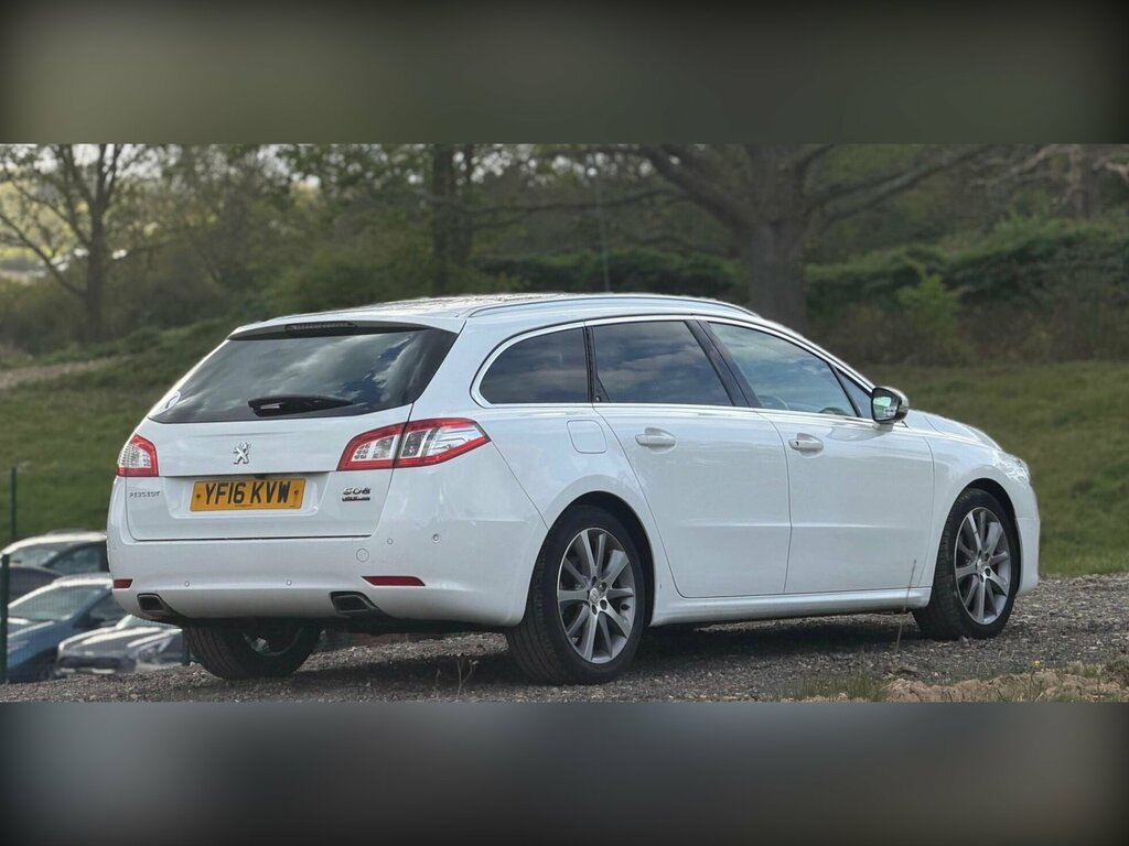 Peugeot 508 SW 1.6 Bluehdi Gt Line Euro 6 Ss White #5