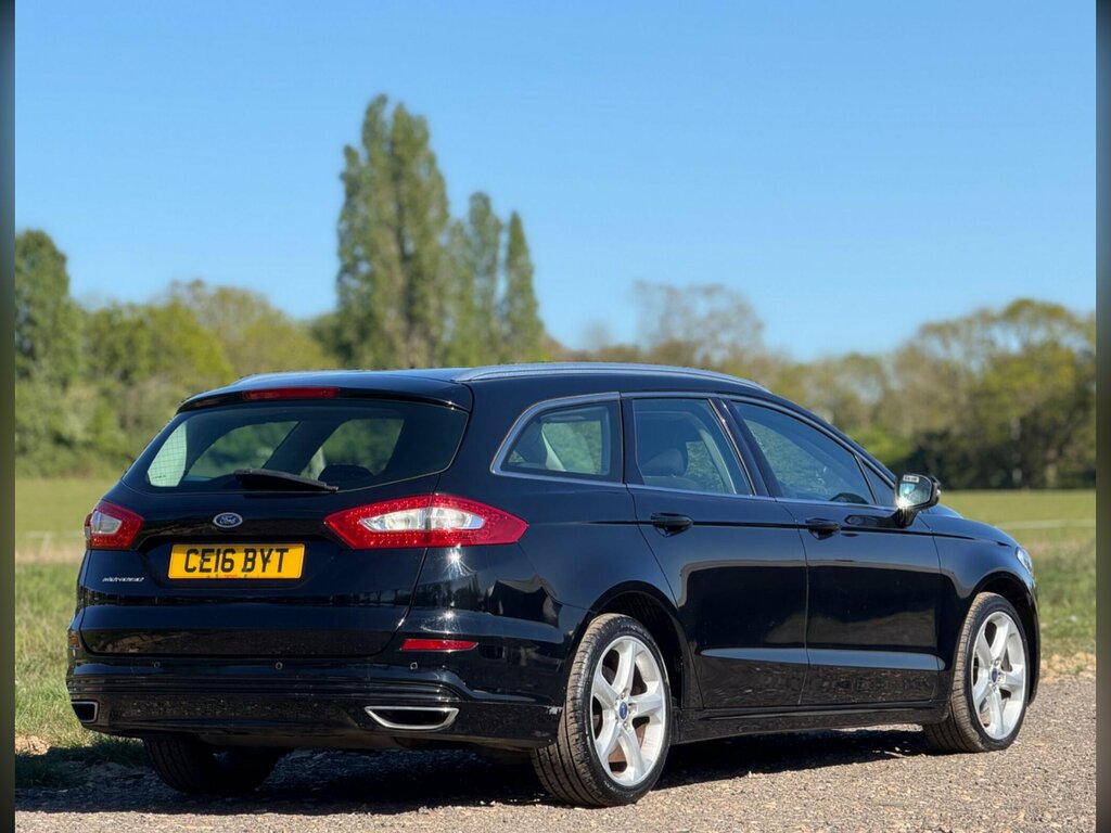 Ford Mondeo 2.0 Tdci Titanium Powershift Euro 6 Ss CE16BYT Black #4