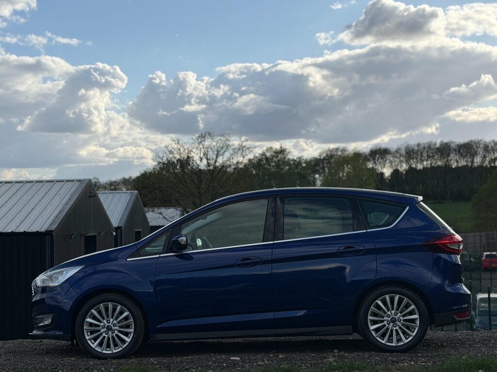 Ford C-Max 2.0 Tdci Titanium Powershift Euro 6 Ss Nav YD15FBC Blue #4