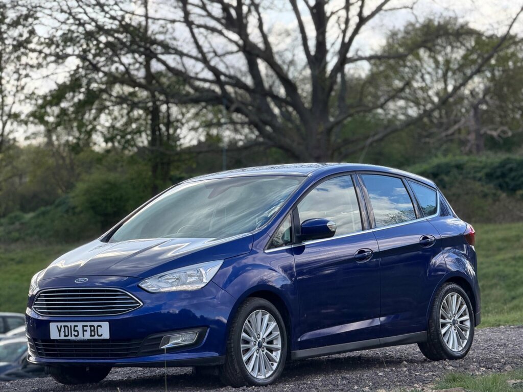 Ford C-Max 2.0 Tdci Titanium Powershift Euro 6 Ss Nav YD15FBC Blue #3