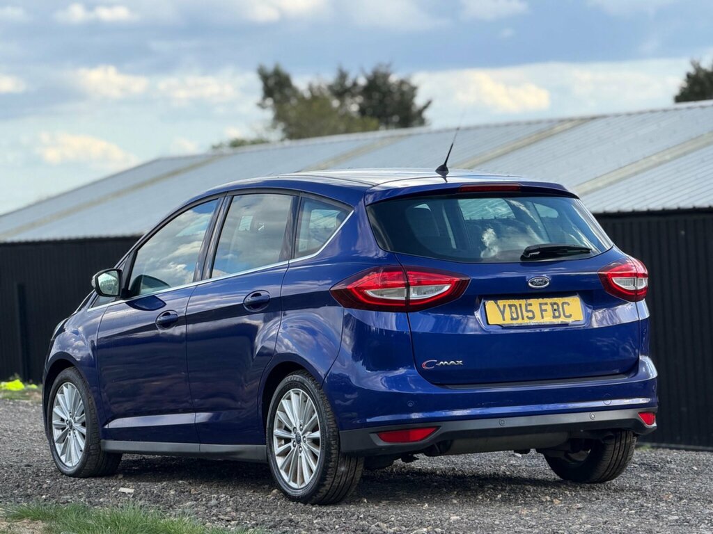 Ford C-Max 2.0 Tdci Titanium Powershift Euro 6 Ss Nav YD15FBC Blue #5