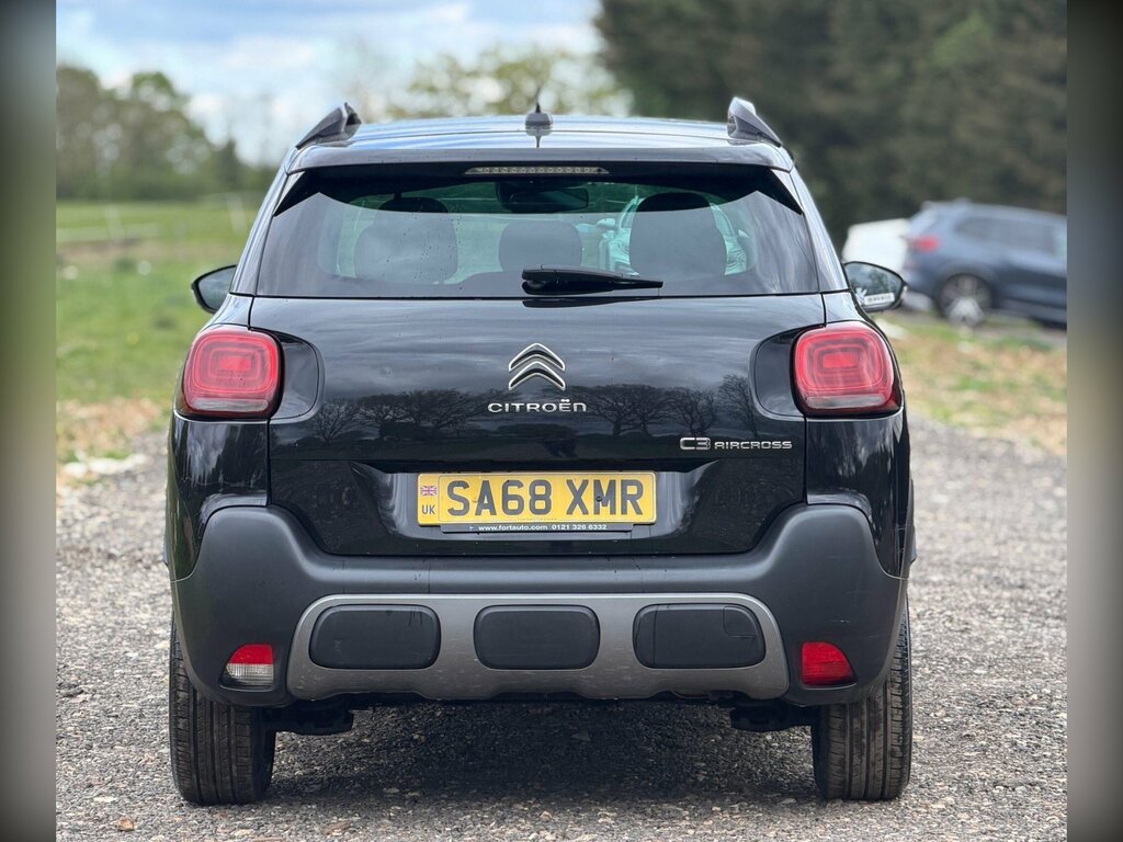 Citroen C3 Aircross 1.2 Puretech Feel Euro 6 Ss SA68XMR Black #6