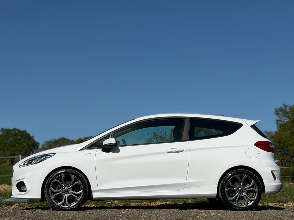 Ford Fiesta 1.0T Ecoboost St-line Euro 6 Ss CA67YPC White #4