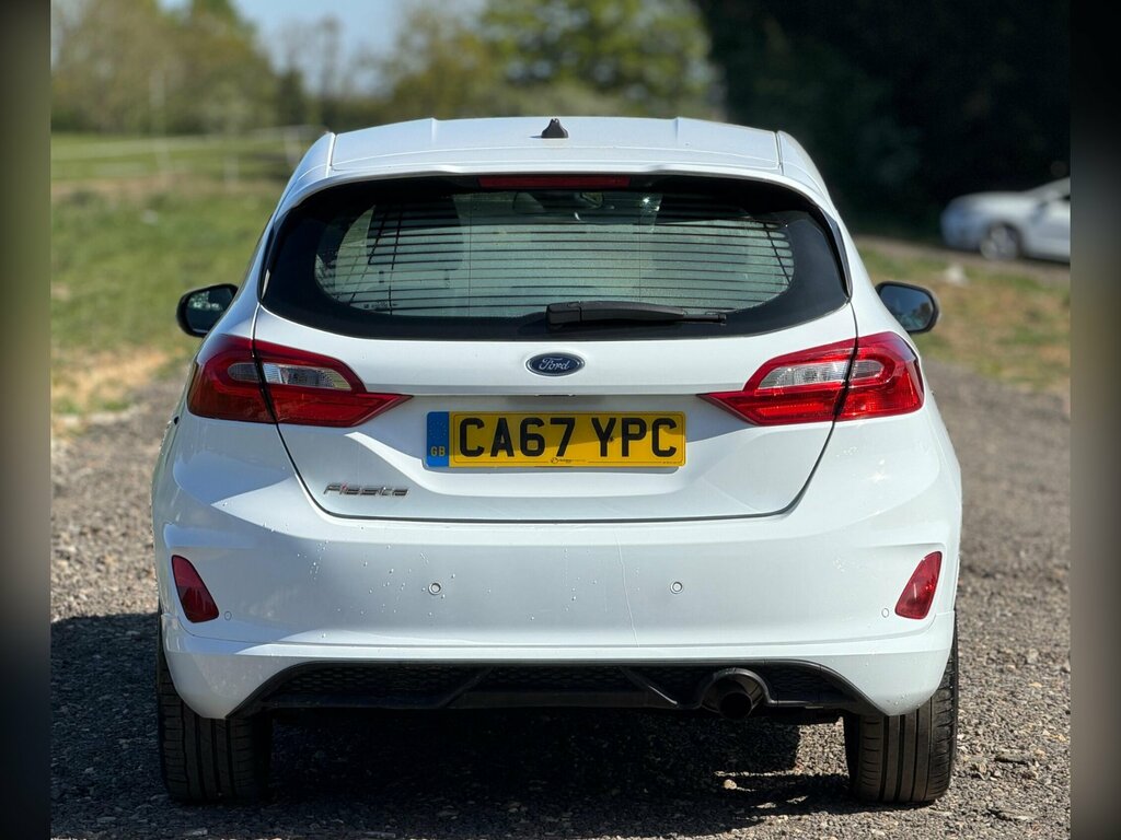 Ford Fiesta 1.0T Ecoboost St-line Euro 6 Ss CA67YPC White #6