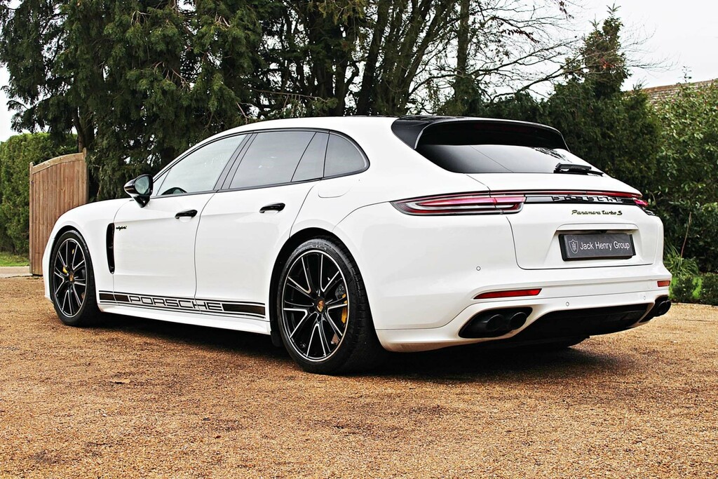 Porsche Panamera T S E-hybrid Sport Turismo 4Wd White #3