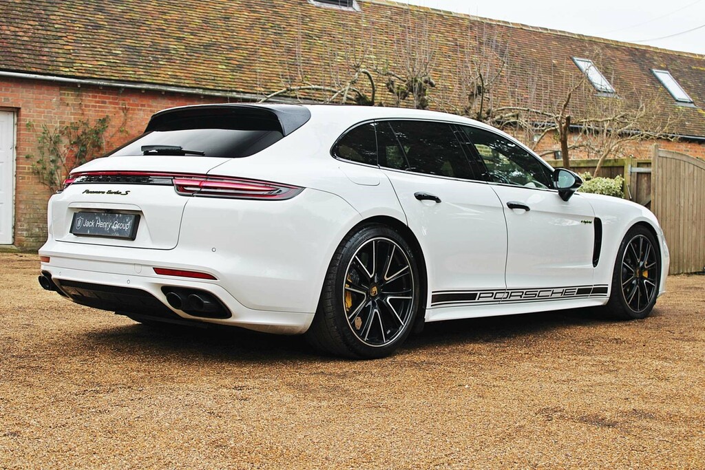Porsche Panamera T S E-hybrid Sport Turismo 4Wd White #6