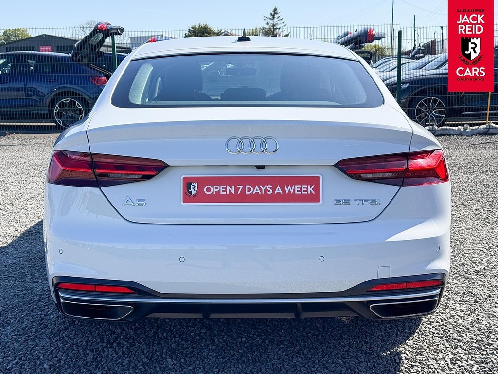 Audi A5 Hatchback YJ73GLE White #3