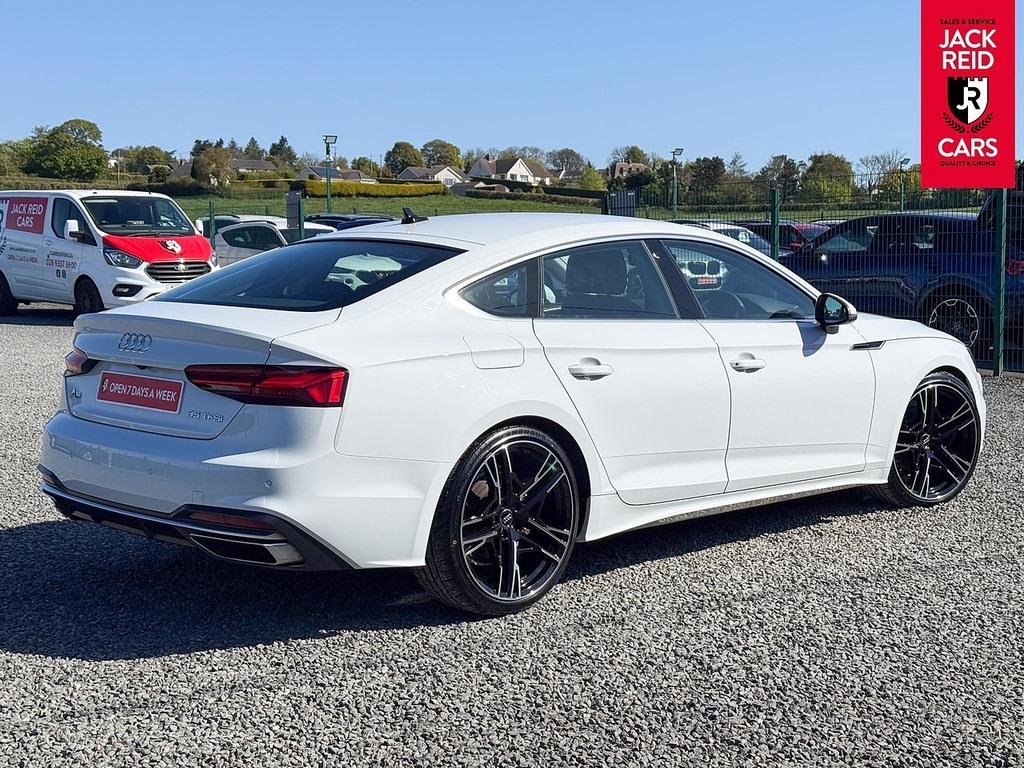 Audi A5 Hatchback YJ73GLE White #5