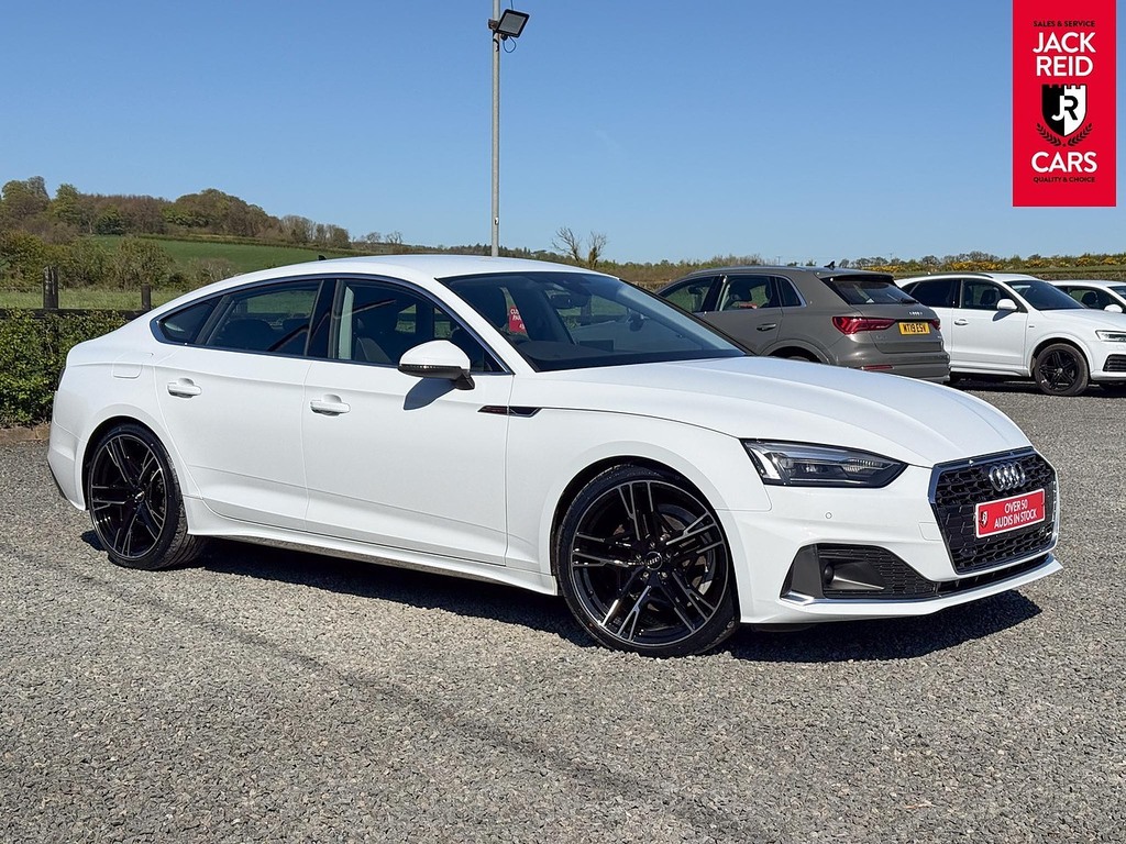 Audi A5 Hatchback YJ73GLE White #6