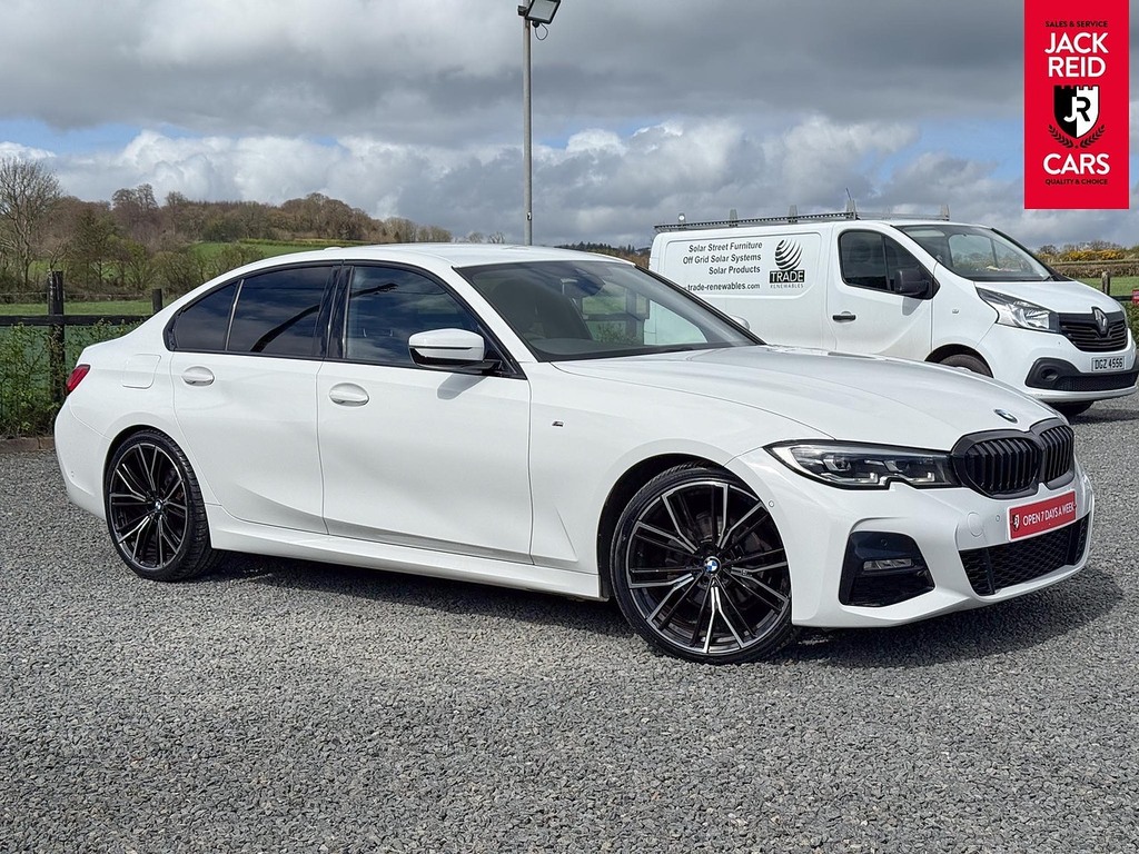 BMW 3 Series Saloon LG69YNU White #5