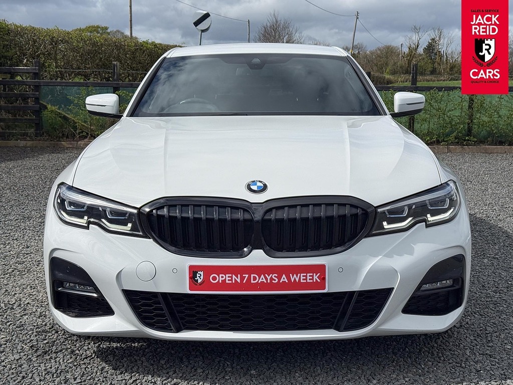 BMW 3 Series Saloon LG69YNU White #6
