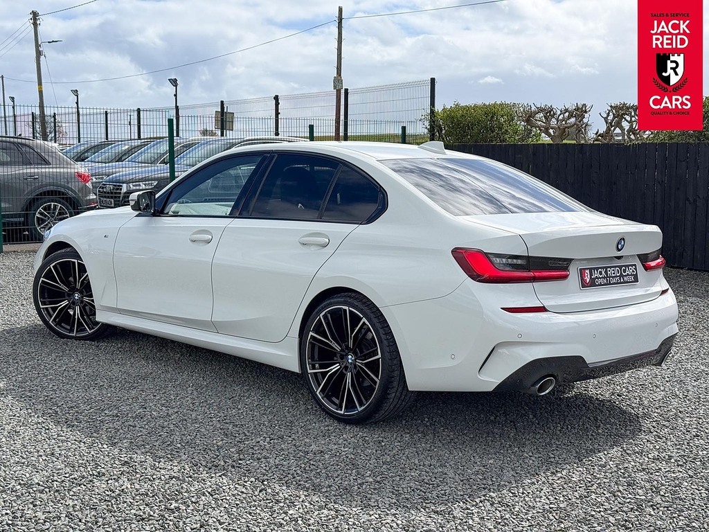 BMW 3 Series Saloon LG69YNU White #2