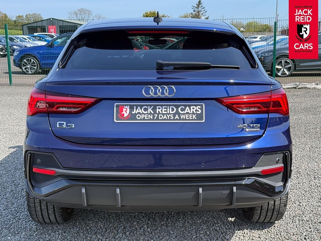 Audi Q3 Q3 Sportback 40 Tdi S Line Edition 1 Quattro Semi- YY70SVN Blue #5
