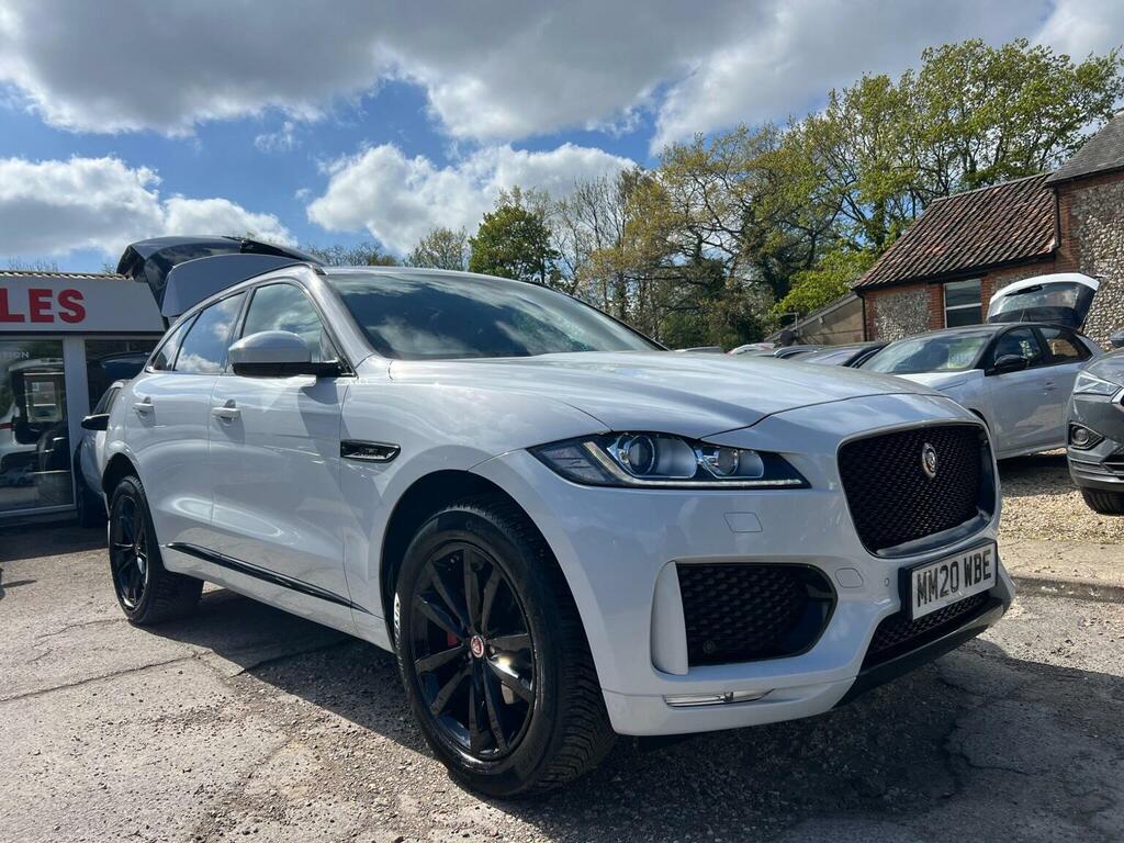 Jaguar F-Pace Suv 2.0 D180 Chequered Flag Awd Euro 6 Ss MM20WBE White #2