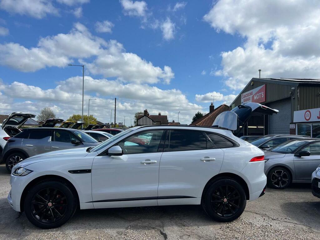 Jaguar F-Pace Suv 2.0 D180 Chequered Flag Awd Euro 6 Ss MM20WBE White #3