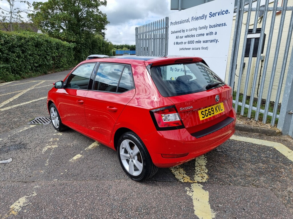 Skoda Fabia 1.0 Tsi Se L Hatchback Euro 6 S SG69KVL Red #3